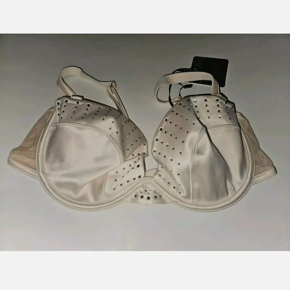 Honey Birdette Crystal Champagne Bra NWT - Picture 3 of 4